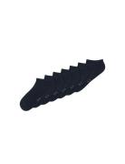 Nknancle 7P Solid Noos Sockor Strumpor Navy Name It