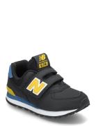 New Balance 574 Kids Hook & Loop Sport Sneakers Low-top Sneakers Black...