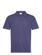 Mango Slim-Fit Cotton-Piqué Polo Shirt Blå