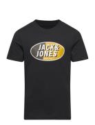 Jack & J S Jcoray Color Tee Ss Crew Neck Fst Jnr Svart