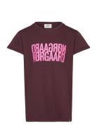 Mads Nørgaard Single Organic Tuvina Tee Burgundy