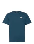 The North Face M Ss Simple Dome Tee Blå