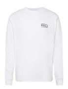 Navigator Long Sleeve Tops T-shirts Long-sleeved White Makia