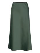 Yaspella Hw Midi Skirt S. Noos Knälång Kjol Green YAS