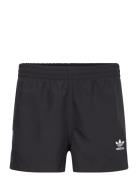 Ori Adicolor 3Stripes Short Length Swim Short Badshorts Black Adidas P...