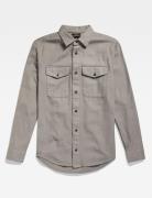 G-Star RAW Marine Slim Shirt L\S Grå