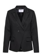 Coster Copenhagen Double-Breasted Blazer With Utility Svart