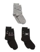 Lindex Sock 3 P Bb Gaming Multi/patterned