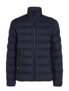 Mid Weight Stand Collar Jacket Tunn Jacka Navy Tommy Hilfiger