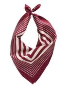 GANT Monogram Border Silk Scarf Röd