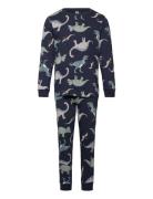 Pyjama Vehicle Dino Pyjamas Set Blue Lindex