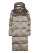 Monologo Nd Shiny Long Puffer Fodrad Rock Brown Calvin Klein Jeans