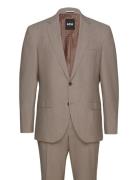 H-Jeckson-2Pcs-224 Kostym Beige BOSS