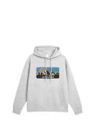 Jjpeak Sweat Hood Ln Tops Sweat-shirts & Hoodies Hoodies Grey Jack & J...