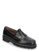 Gh Larson Contrastitch Loafers Låga Skor Black G.H. BASS