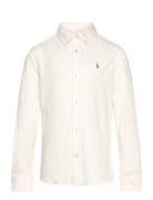 Ralph Lauren Kids Cotton Interlock Shirt Vit