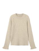 Name It Nkfvianna Ls Slim Knit Beige