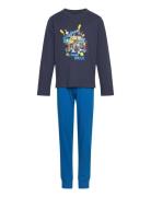 Lwaris 608 - Pyjamas Pyjamas Set Blue LEGO Kidswear