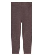 Name It Nmfwang Wool Neddle Legging Solid Noos Brun