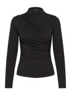 Rosemunde Long Sleeve Turtle Neck T-Shirt Svart