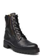 Laced Ankle Boot Shoes Boots Ankle Boots Laced Boots Black Gabor