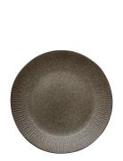 Relief St Ware Lunch Plate Grey 1 Pcs. 22 Cm. Home Tableware Plates Sm...