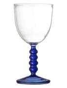 Noemi Wine Glass Home Tableware Glass Wine Glass Red Wine Glasses Blue...