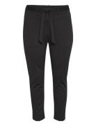 Kcjenna Belt Pant Bottoms Trousers Joggers Black Kaffe Curve