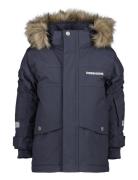 Bjärven Kids Parka 3 Parka Jacka Navy Didriksons