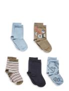 Nmmvagn 5P Sock Sockor Strumpor Multi/patterned Name It