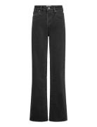 94 High Straight Erica Bottoms Jeans Straight-regular Black ABRAND