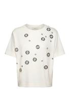 Cmmuse-Tee Tops T-shirts & Tops Short-sleeved White Copenhagen Muse