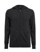 Mode Merino Zip Hoody Tops Sweat-shirts & Hoodies Hoodies Grey AllSain...