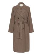 Kaffe Kafanny Long Coat Brun