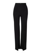 Hazel Split Hem Jersey Pants Bottoms Trousers Suitpants Black Lexingto...