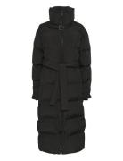 Pinaragz Long Puffer Fodrad Rock Black Gestuz