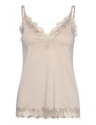 Rosemunde Rwbillie Sl Lace Strap Top Grå