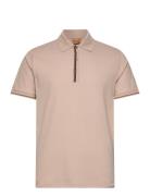 Mos Mosh Gallery Mmgharvey Polo Ss Tee Beige