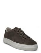 Slhdavid Chunky Suede Sneaker Noos Låga Sneakers Green Selected Homme