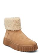 Torhill Turn D Shoes Boots Ankle Boots Ankle Boots Flat Heel Beige Cla...