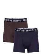 Björn Borg Bamboo Cotton Blend Boxer 2P Marinblå