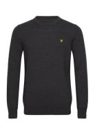 Lyle & Scott Cotton Merino Crew Neck Jumper Grå