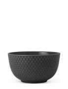 Lyngby Porcelæn Rhombe Earth Bowl Ø11 Cm Slate Grå