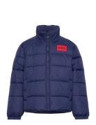 Puffer Jacket Fodrad Jacka Blue Hugo Kids