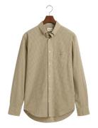 GANT Reg Poplin Micro Check Shirt Gul