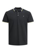 Jack & J S Jprbluwin Polo Ss Noos Svart