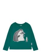 Groke Shirt Tops T-shirts Long-sleeved T-shirts Green Martinex