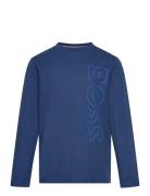 BOSS Long Sleeve T-Shirt Blå