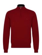 Emarlo Tops Knitwear Half Zip Jumpers Red BOSS