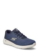 Go Walk Max - Midshore Låga Sneakers Navy Skechers